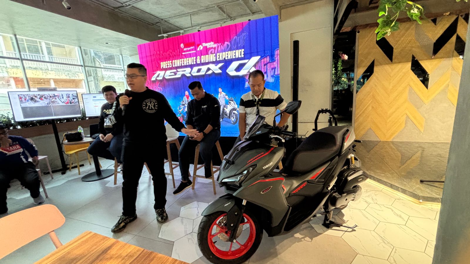 Yamaha Aerox Alpha Hadir di Palembang, Ada 4 Varian yang Kaya Fitur Unggulan, Cek Harga OTR-nya