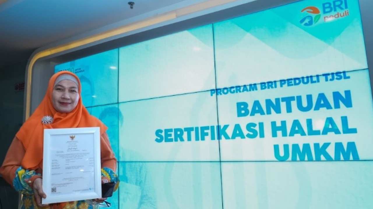 Tingkatkan Daya Saing Pasar Bagi UMKM, BRI Peduli Gelar Pelatihan dan Sertifikasi Halal 