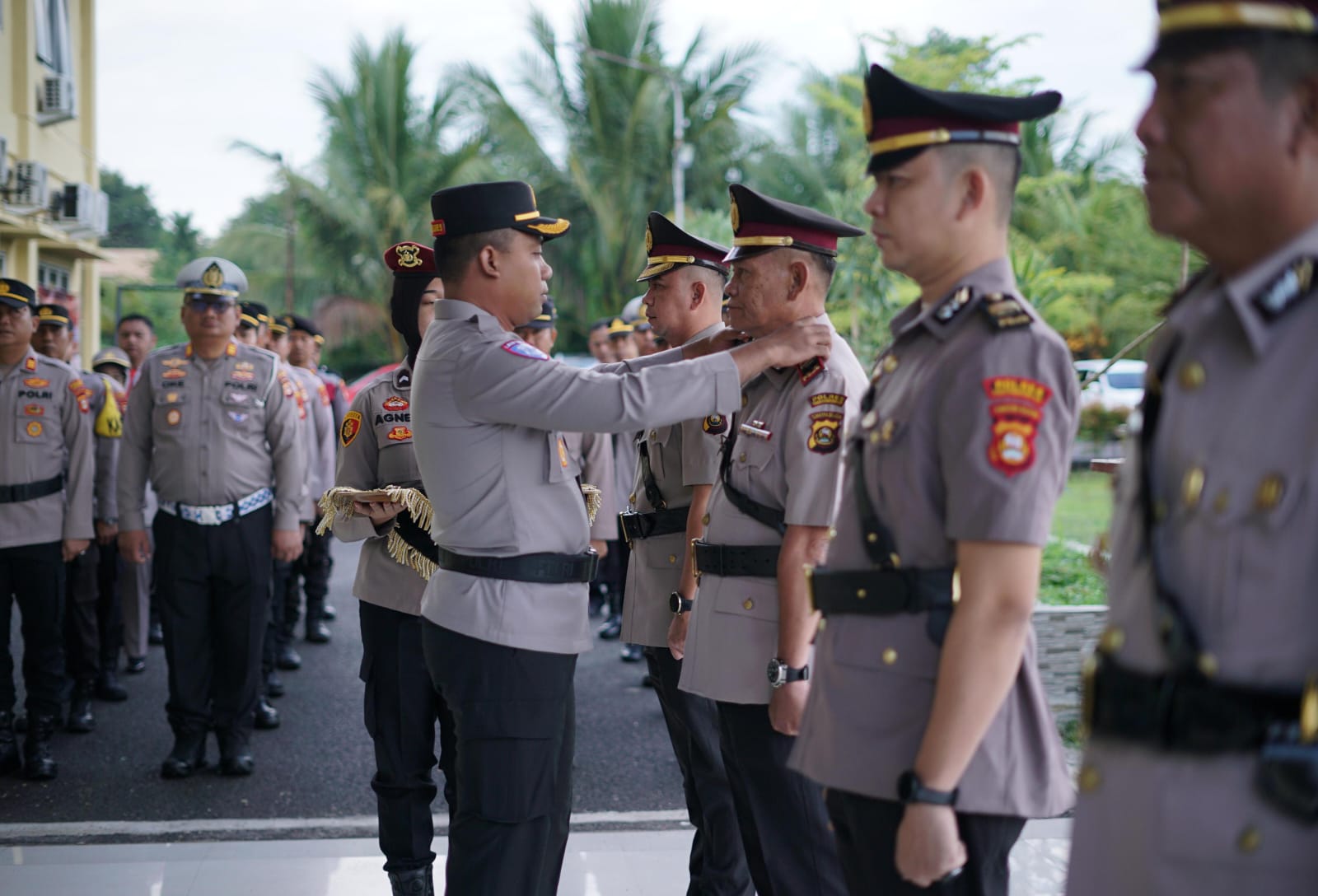 Mutasi di Tubuh Polres OKI, Kapolres OKI Apresiasi Pejabat Lama, Ajak Pejabat Baru Tingkatkan Pelayanan