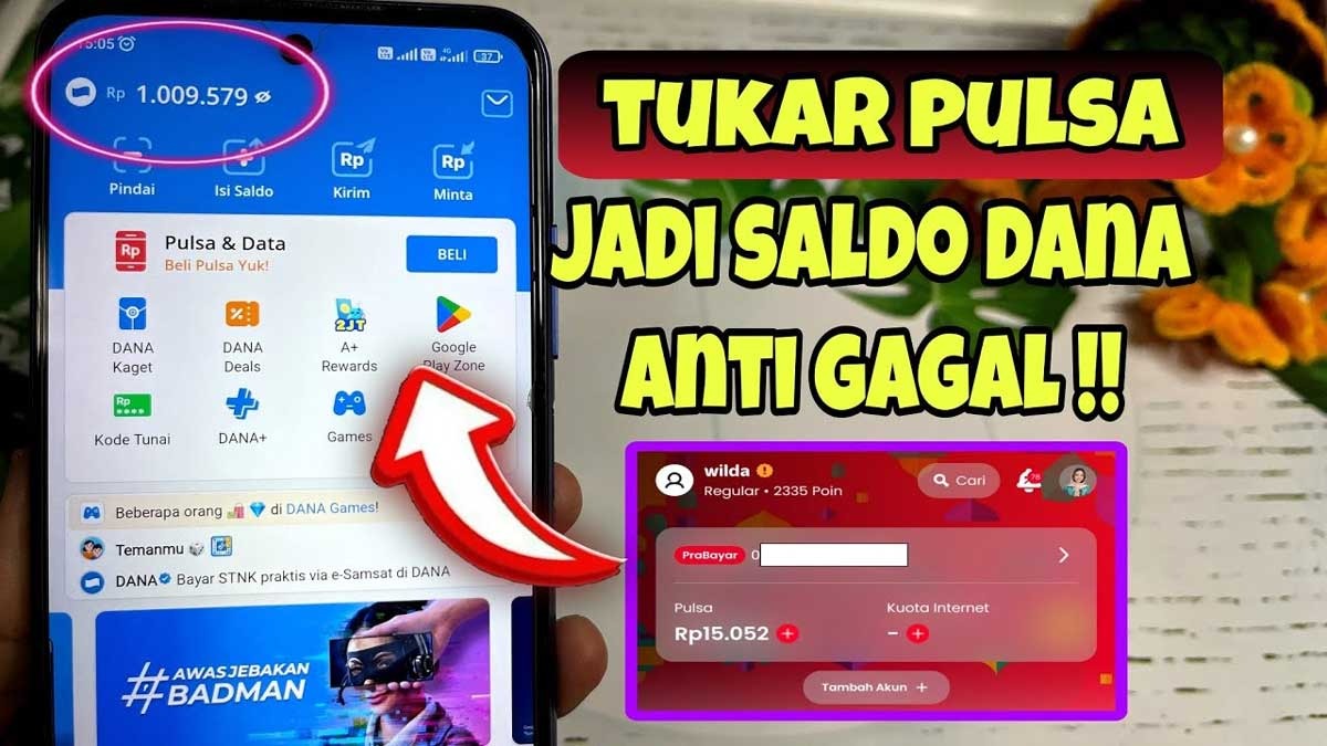 Santuy Utak-atik HP Raup Rp4,8 Juta, Ini Cara Dapetin Saldo DANA Lewat Aplikasi Penghasil Uang 2025!