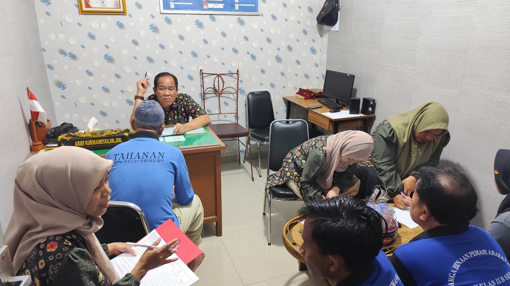 Hakim Pengawas dan Pengamat dari PN Sekayu Kunjungi Lapas Sekayu, Kenapa? 