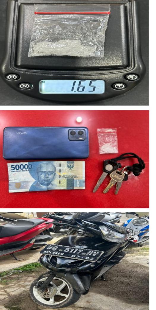 Pengangguran Jadi Kurir Narkoba, MP Diciduk Polisi di Sidorejo