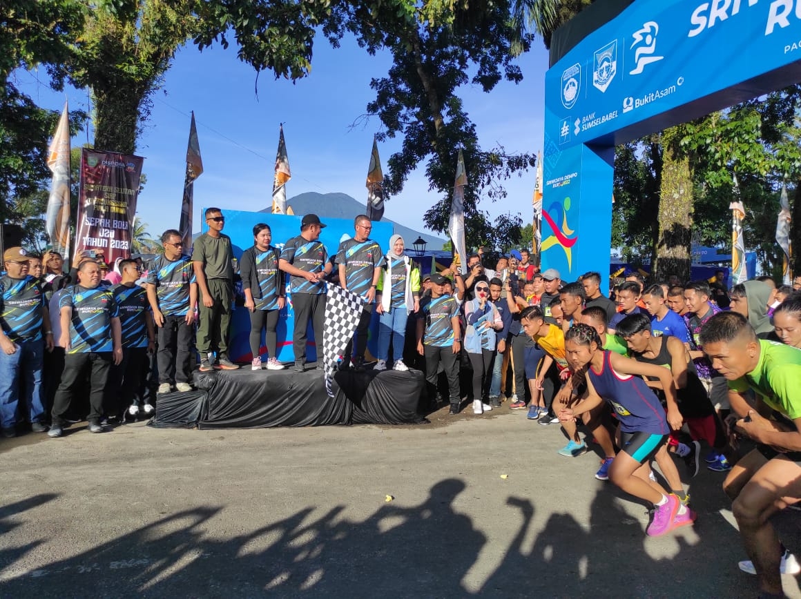 Ribuan Peserta Ikuti Sriwijaya Dempo Run, Hadiah Utamanya Satu Unit Mobil