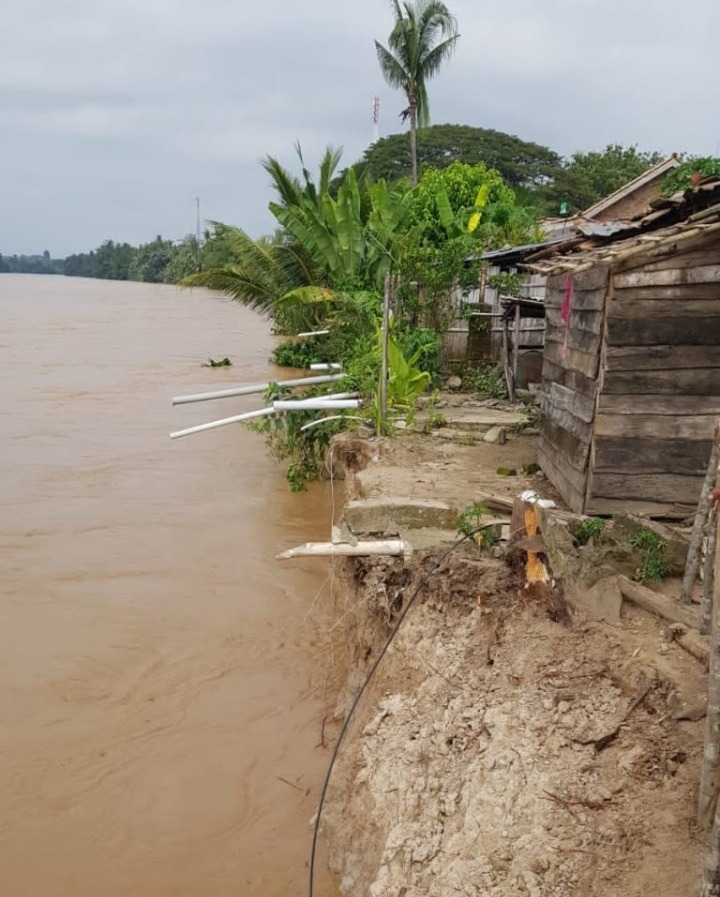 Tanah di Pinggir Sungai Komering Terus Terkikis, Warga di Desa OKU Timur Ini Harus Waspada