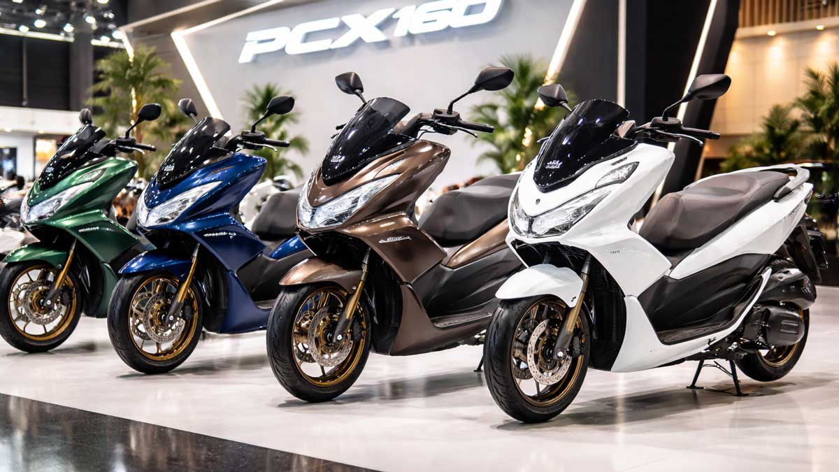 Pilih CBS, ABS, atau RoadSync? Cek Perbedaan Warna dan Fitur Terbaru Honda PCX160