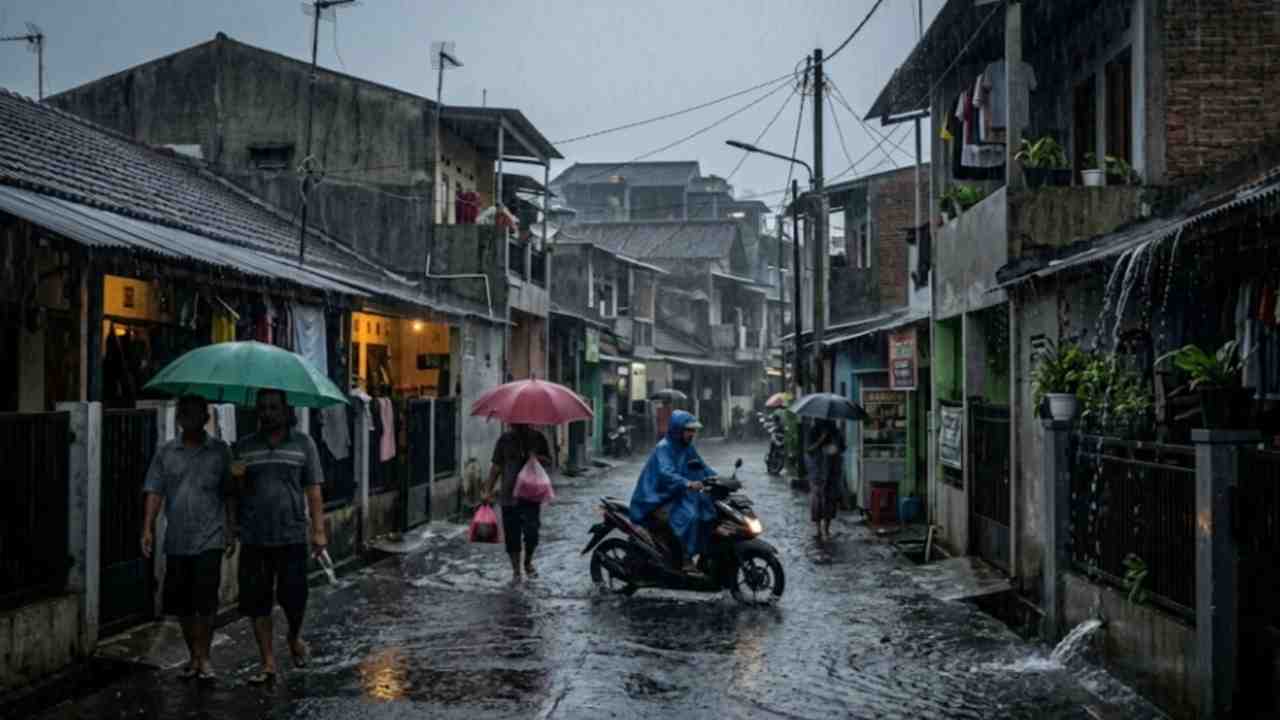 Cuaca Sumsel Hari Ini: Hujan Ringan Melanda, Petir Mengancam PALI dan Muratara