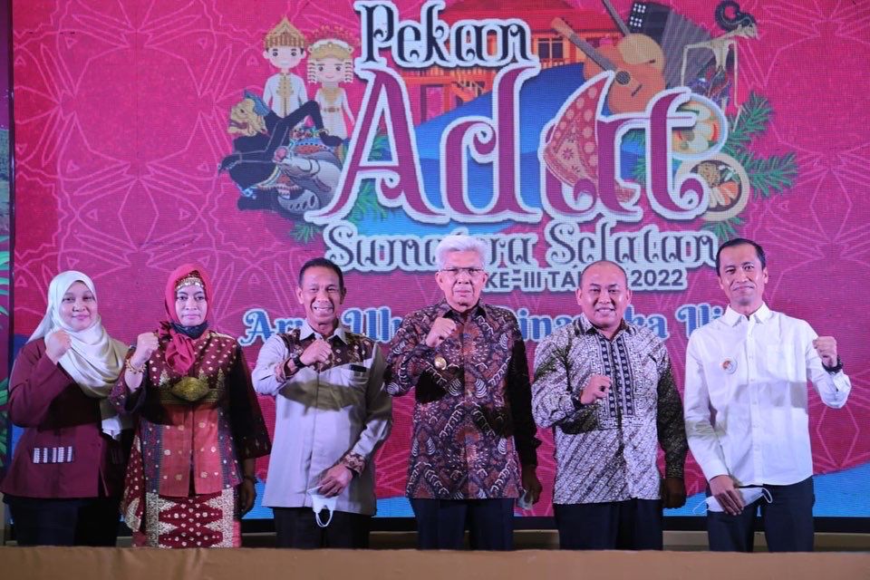 Mawardi Yahya Harap Pekan Adat dan Sriwijaya Travel Fair 2022 Jadi Ajang Promosi Kekayaan Seni Budaya Sumsel