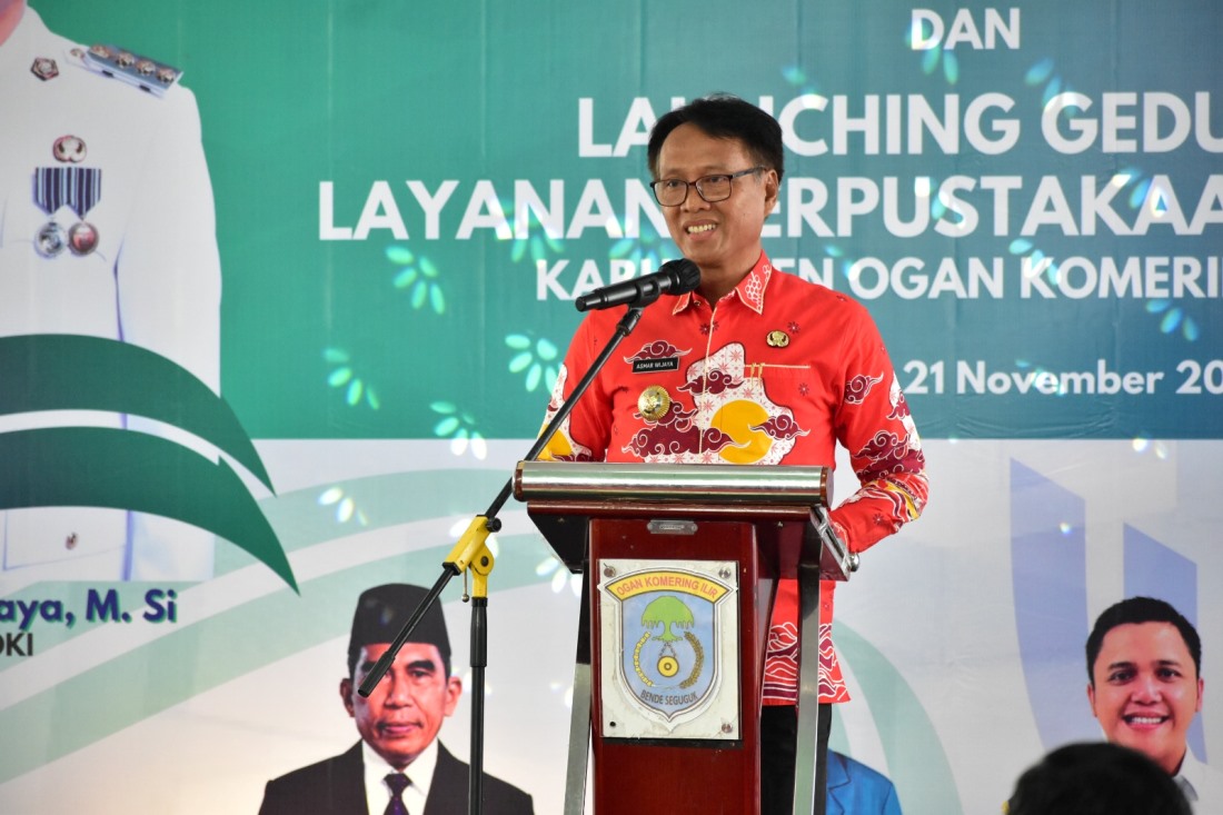 Pemkab OKI Launching Gedung Layanan Perpustakaan Daerah, Ini Harapannya