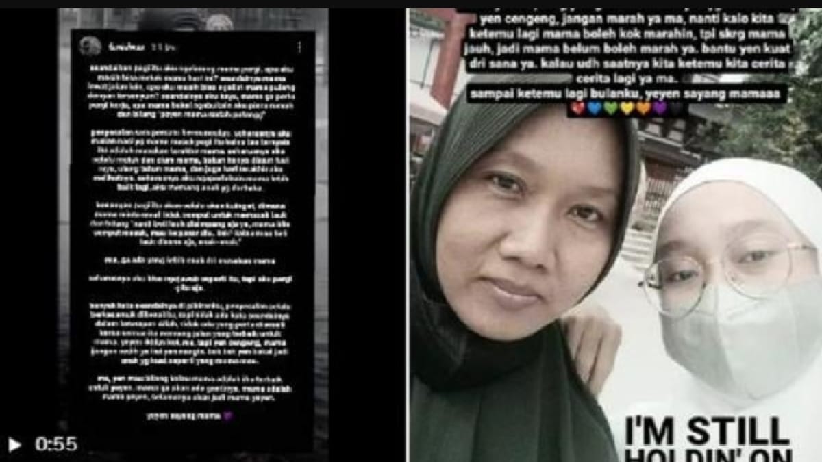 SEDIH! Inilah Curahan Hati Anak Dari IRT Pekan Baru yang Meninggal Ditabrak Oleh Mahasiswa Cantik Pulang Dugem