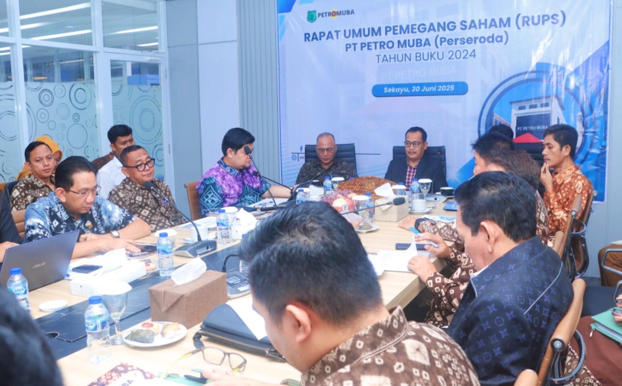 Pimpin RUPS Tahun Buku 2024 Petro Muba, Wabup: Rapat Ini Penting Jadi Ajang Evaluasi Kinerja