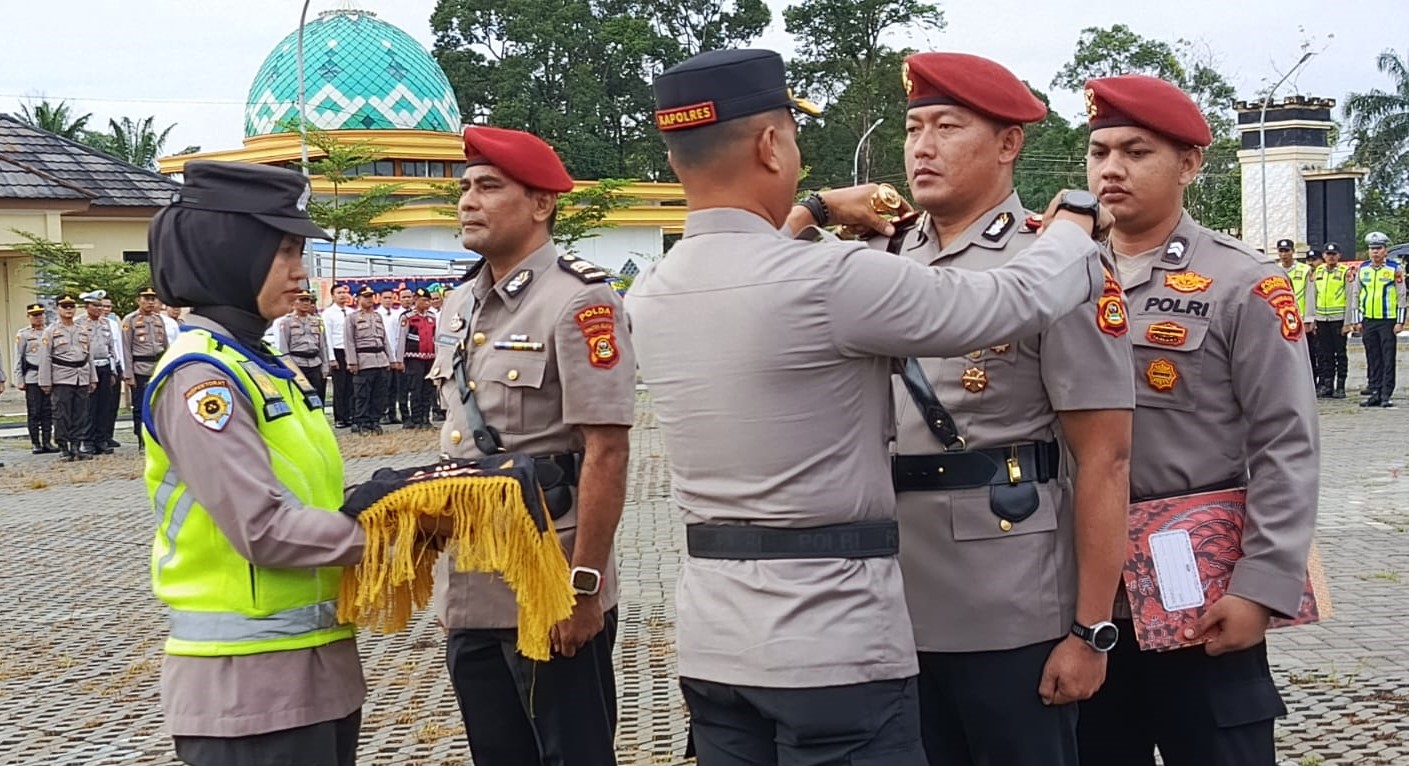 Iptu Nasirin Ikuti Sertijab Kasat Reskrim Polres Muratara