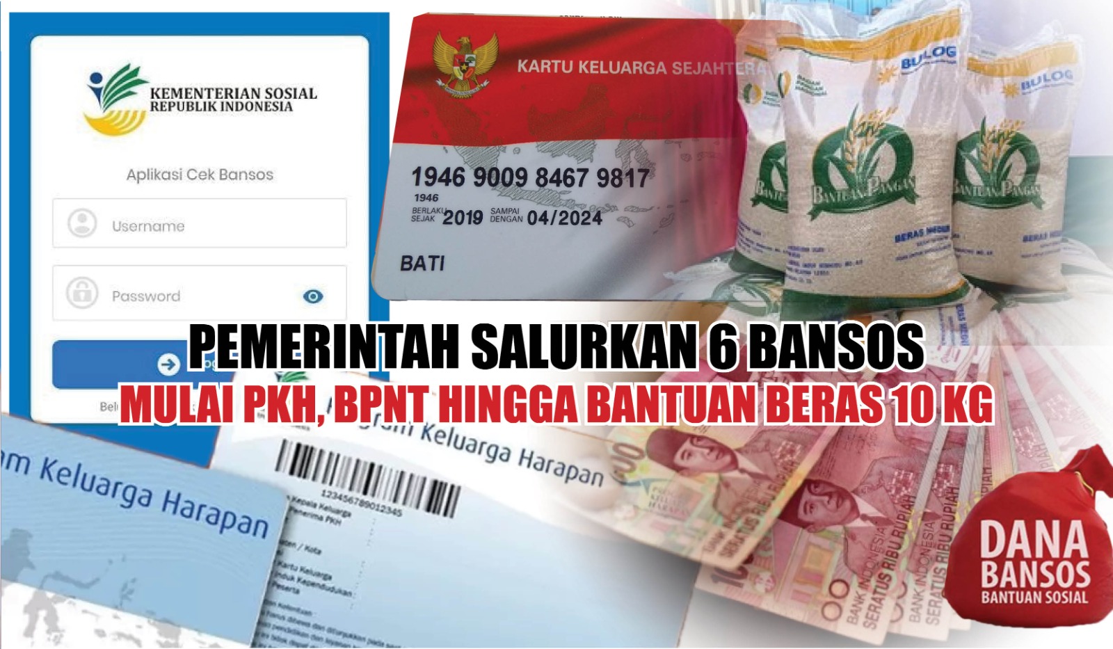Pemerintah Salurkan 6 Bansos Serentak di Bulan September, Mulai PKH, BPNT Hingga Bantuan Beras 10 Kg