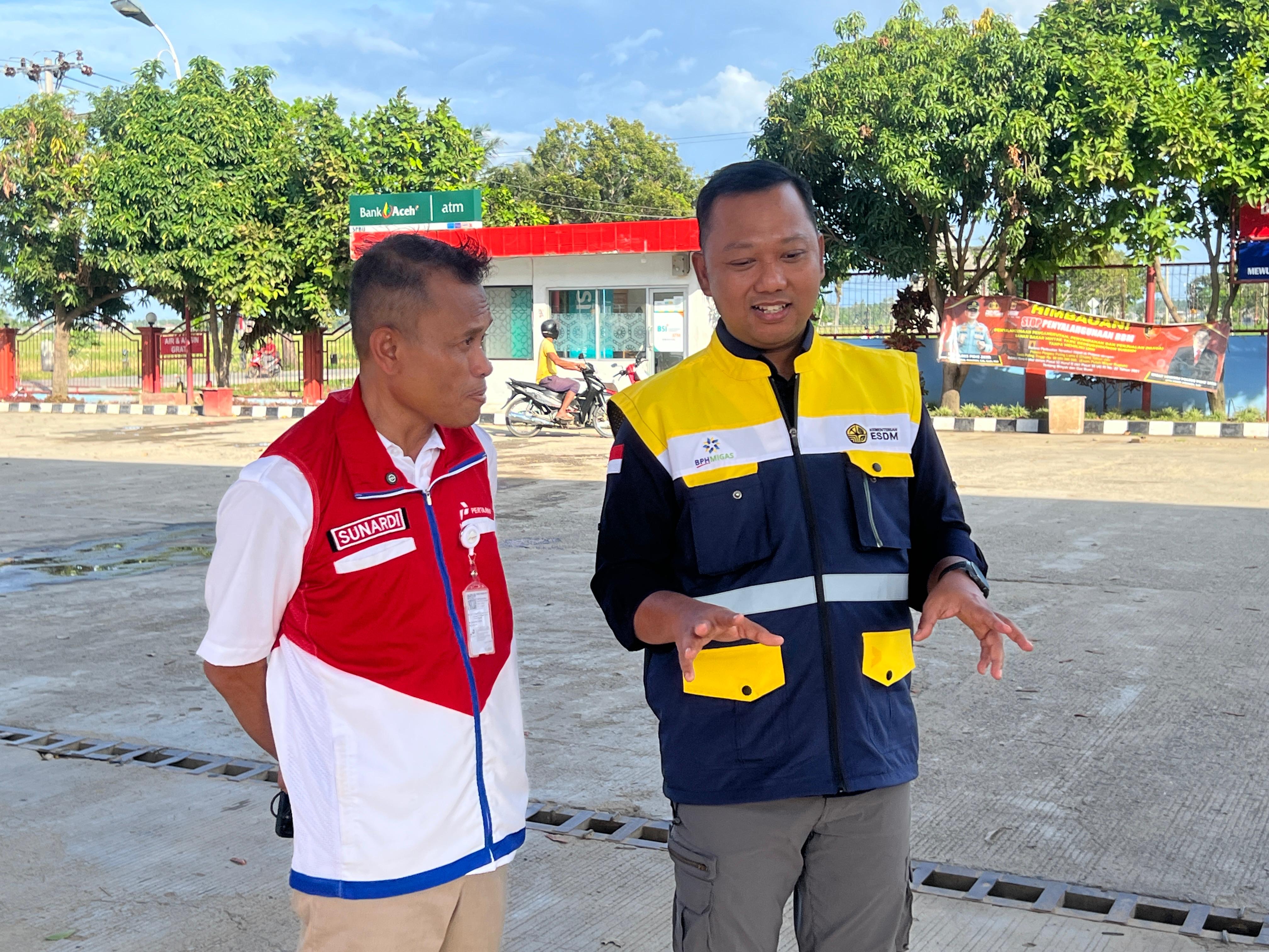 Pasokan BBM di Aceh Terjaga, BPH Migas Tinjau Kabupaten Pidie dan Pidie Jaya