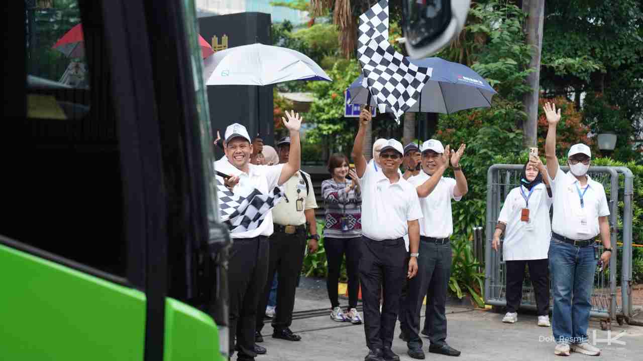 Berangkatkan 480 Pemudik Gratis ke 7 Kota, Ini Kolaborasi HK dengan Kementerian BUMN