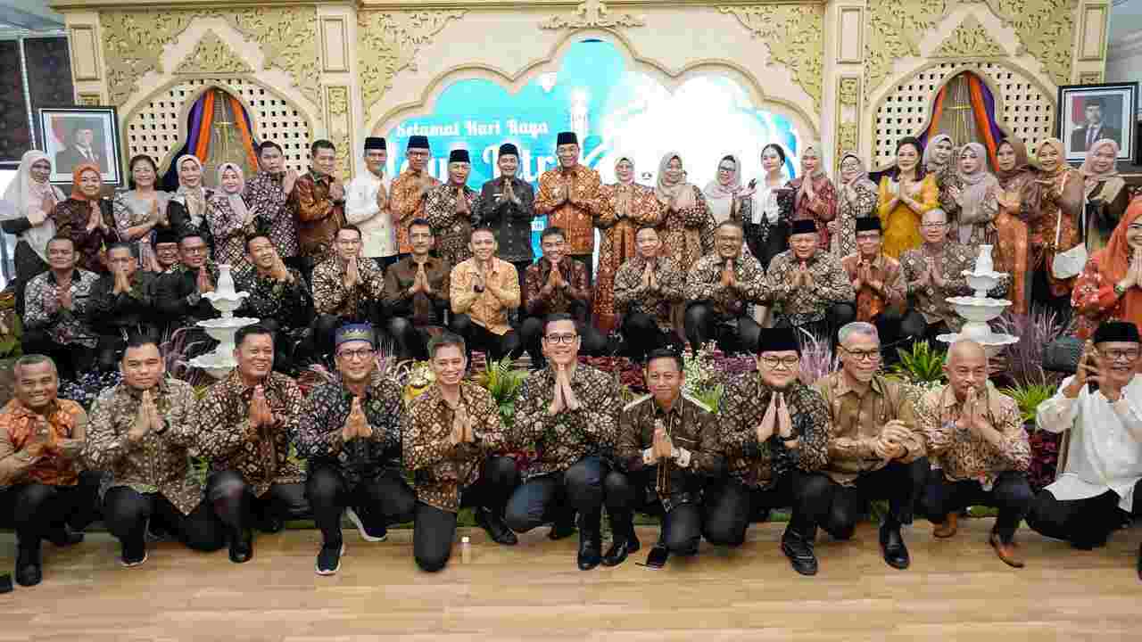 Silaturahmi Idul Fitri: Bupati Muba Bawa Rombongan Kunjungi Gubernur dan Forkopimda Sumsel