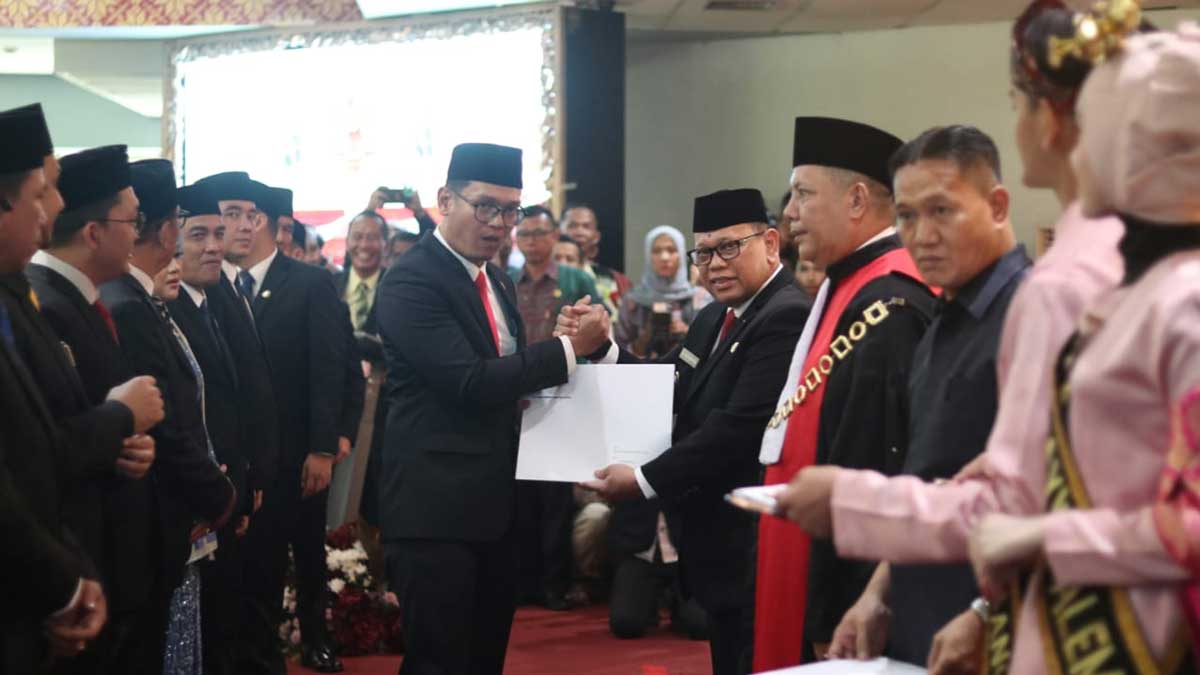 50 Anggota DPRD Palembang Terpilih Periode 2024-2029 Resmi Dilantik, Ini Pesan Pj Wali Kota 