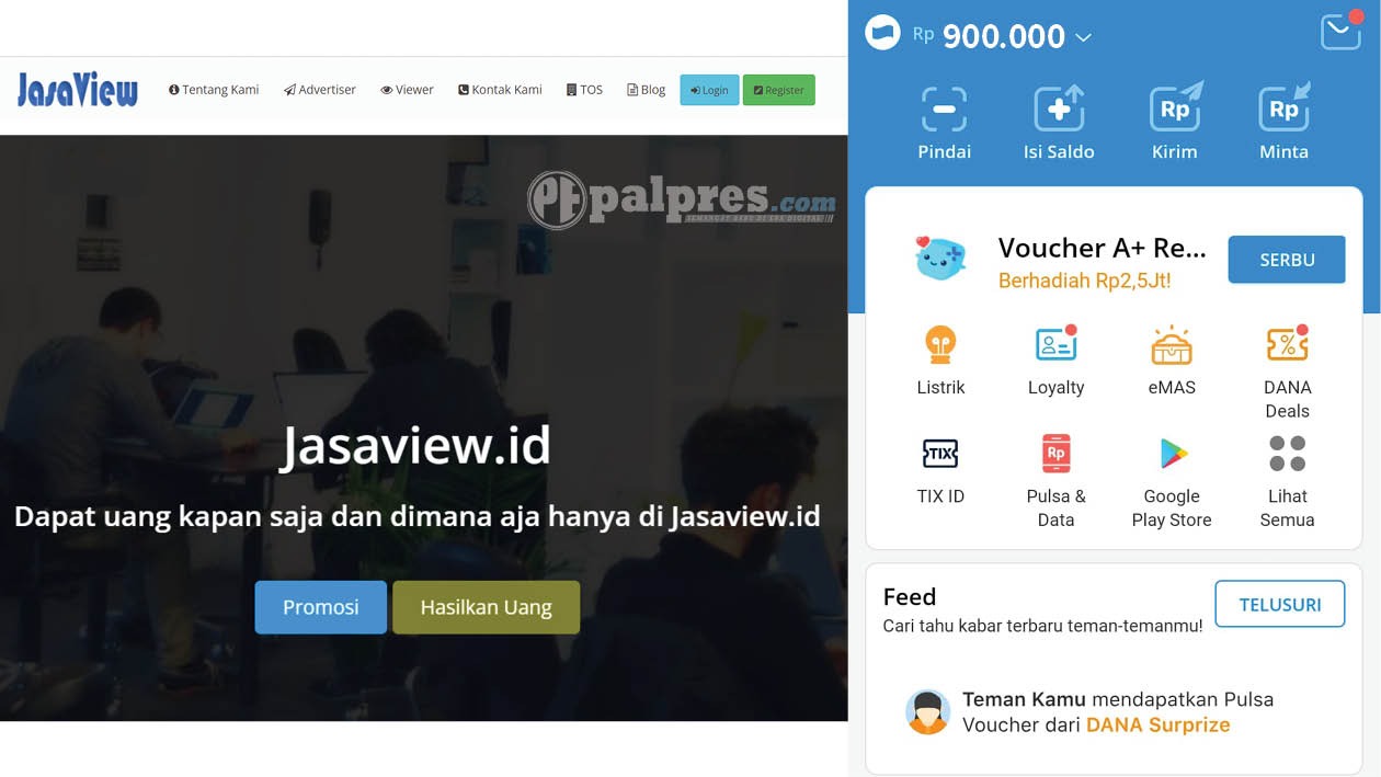 Hanya Modal Daftar di Website Dapat Saldo DANA Gratis Rp900 Ribu, Tanpa Ribet Langsung Cair