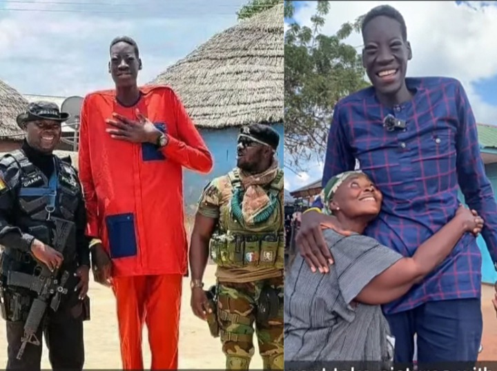 Posturnya Nyaris 3 Meter, Raksasa Ghana Ini Dijuluki Pria Paling Tinggi di Dunia