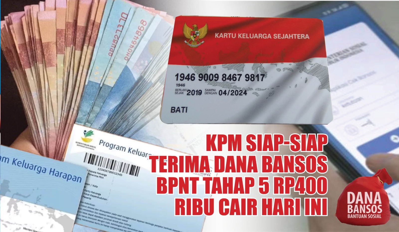 KPM Siap-Siap Terima Dana Bansos BPNT Tahap 5 Rp400 Ribu Cair Hari Ini!