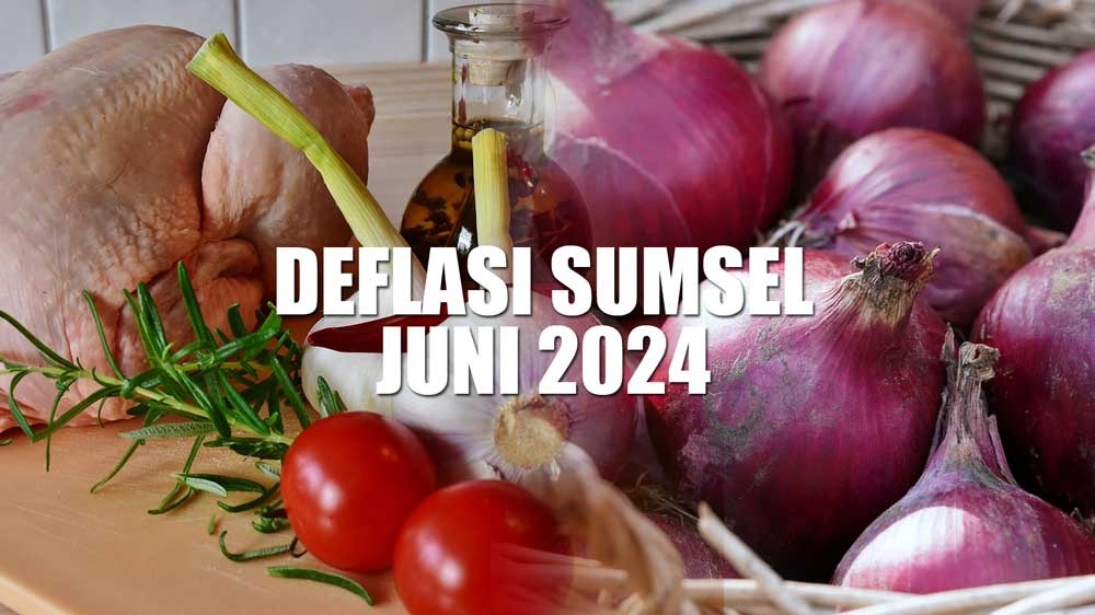 Sukses Kendalikan Inflasi, Sumsel Catat Deflasi Bulan Juni 2024