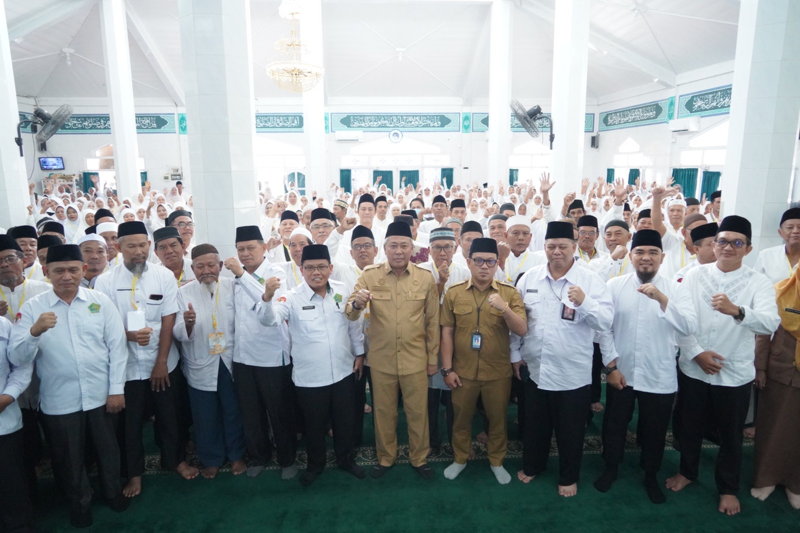 385 CJH OKI Ikuti Manasik Haji Terintegrasi