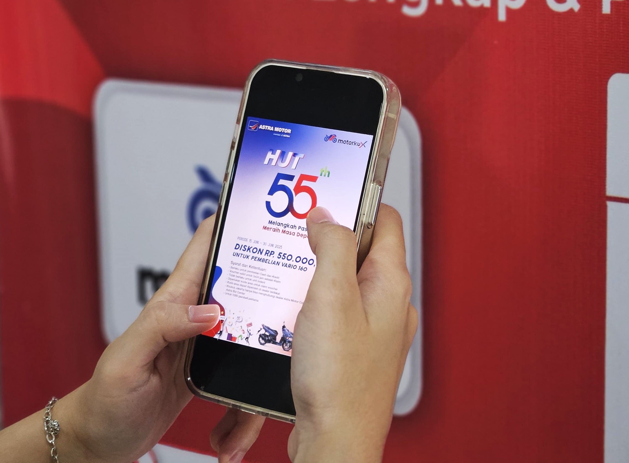 Spesial HUT ke-55, Astra Motor Siapkan Banyak Diskon Beli Motor Honda Lewat Motorku X