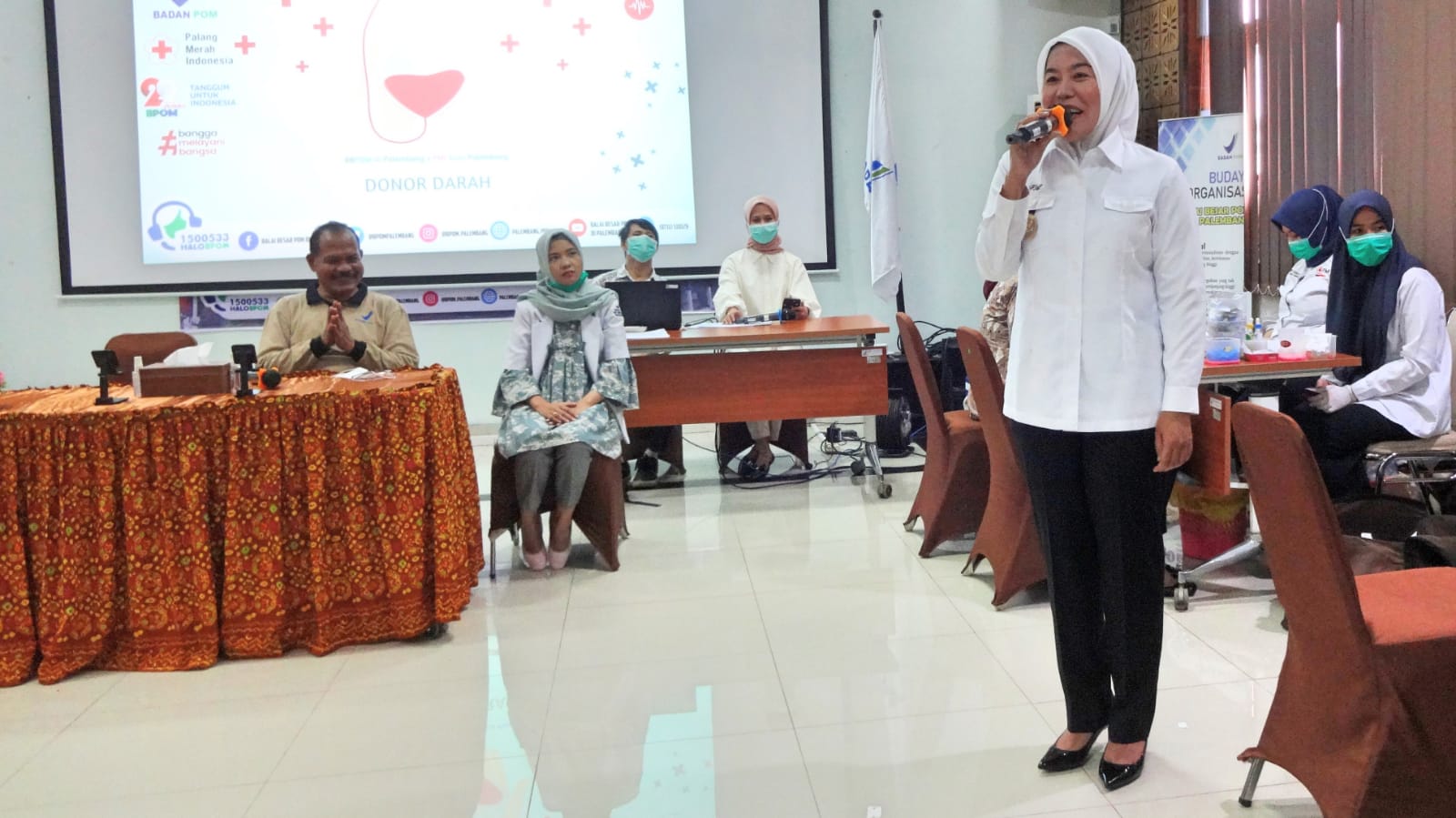 Apresiasi BPOM Palembang, Fitrianti Agustinda Imbau Warga Tak Takut Donor Darah