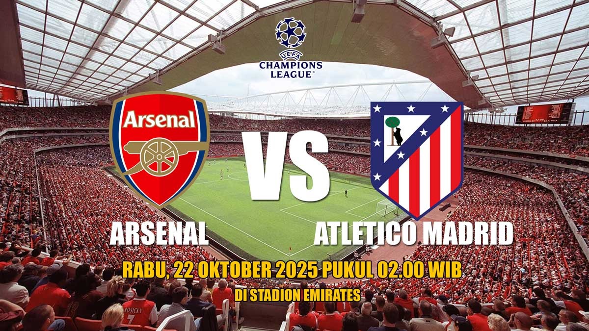 Liga Champions Arsenal vs Atletico Madrid - Prediksi Lengkap dan Susunan Pemain