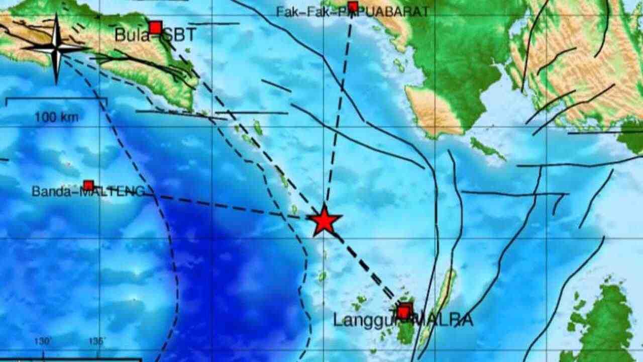 Pagi Ini Gempa 4.8 Magnitudo guncang Maluku, Cek Update Terkini Pusat Gempa Regional IX Ambon