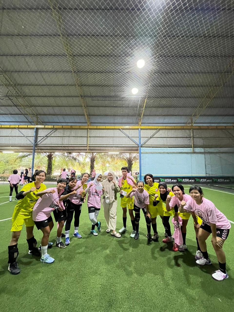 Keseruan Turnamen Fun Futsal Srikandi Ganjar Bersama Komunitas Perempuan di Sumsel