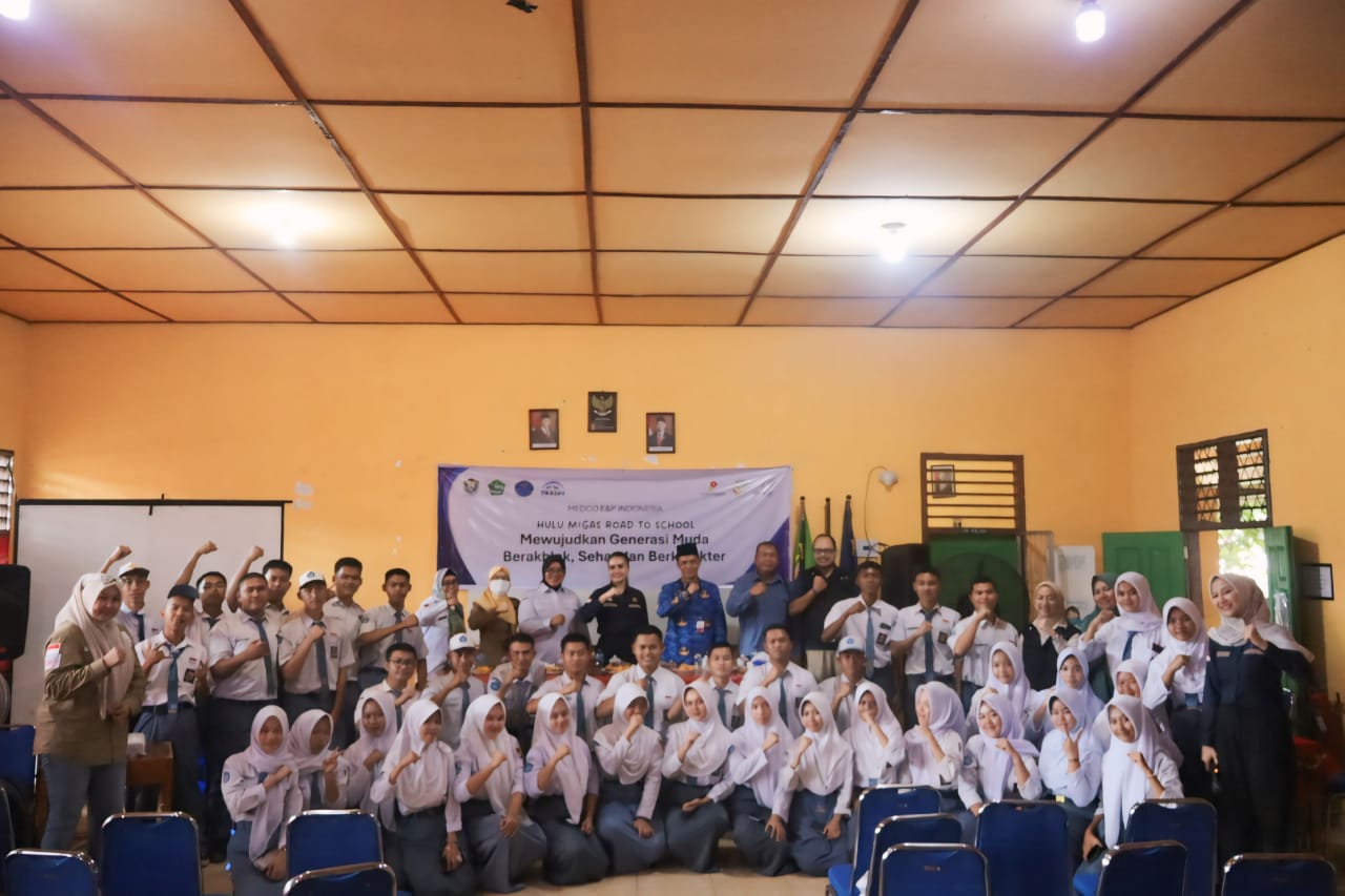 SKK Migas- Medco E&P Gelar Sosialisasi dan Diskusi di SMAN 1 Gunung Megang, Ternyata Ini loh Tujuannya