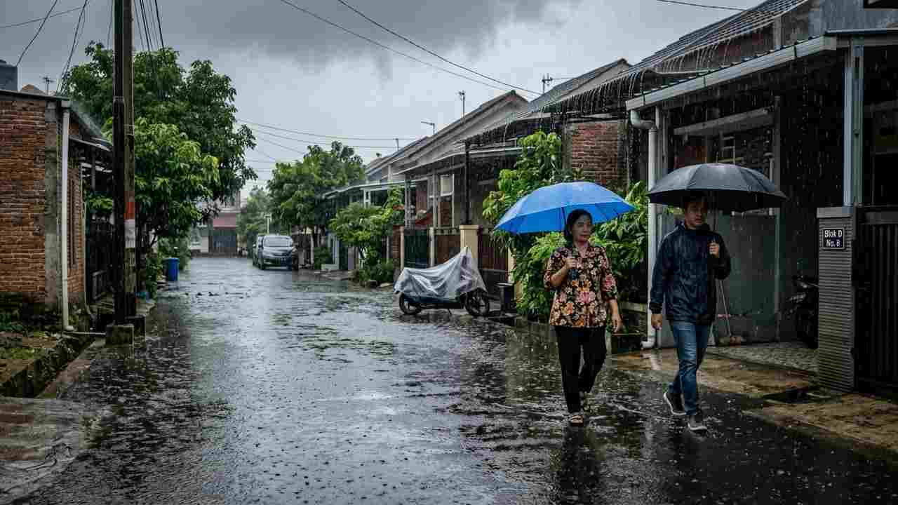 Waspada! 8 Daerah Sumsel Berpotensi Diguyur Hujan Hari Ini, Palembang Masih Udara Kabur