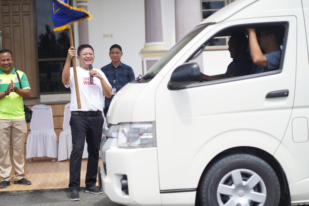 Ikuti Piala Walikota U-11, Bupati OKU Timur Lepas 2 Tim SSB ke Palembang