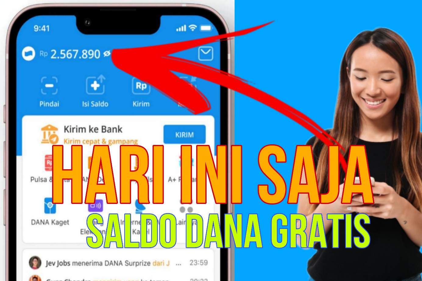 HARI INI SAJA! Saldo DANA Rp500 Ribu Bisa Didapatkan, Ikuti 5 Langkah Ini dan Penjelasannya
