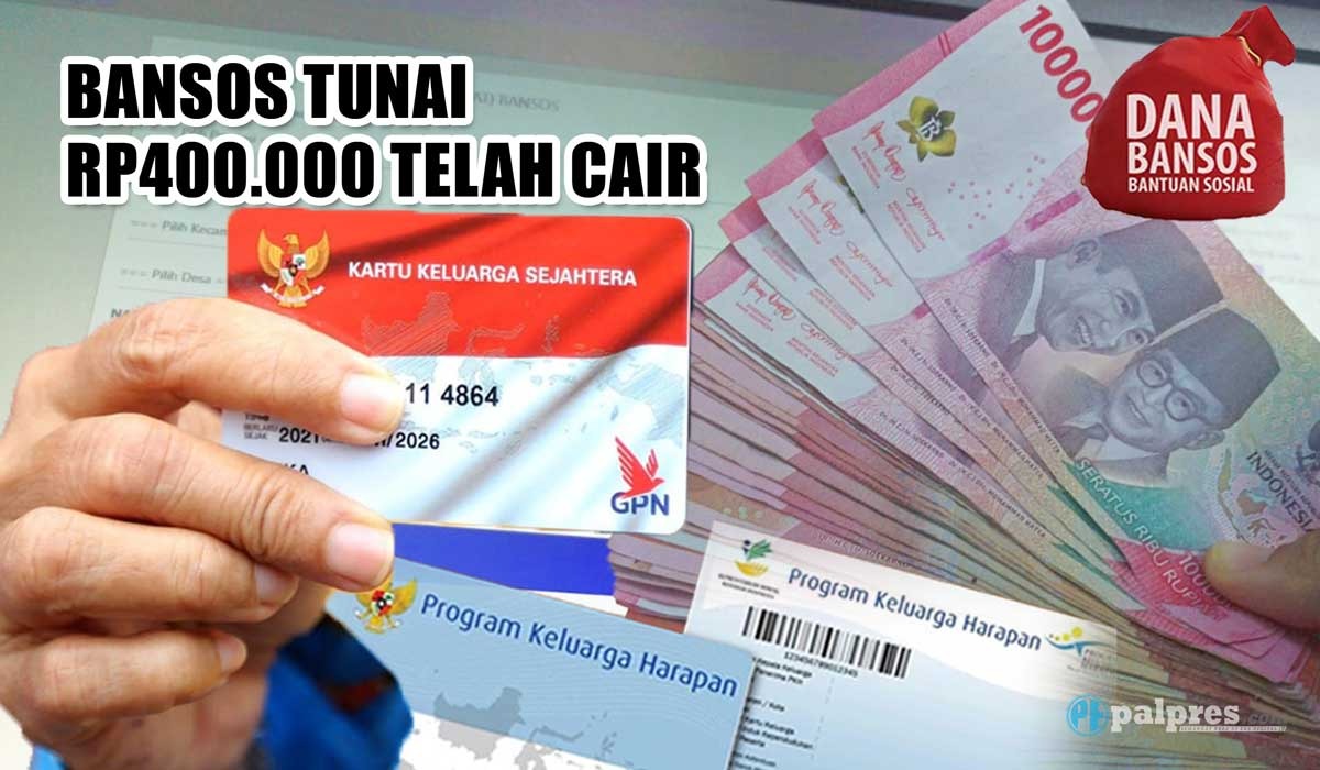 Ambil Segera! Bansos Tunai Rp400.000 Telah Cair, KPM Belum Terdaftar di DTKS Kemensos Segera Lakukan Ini