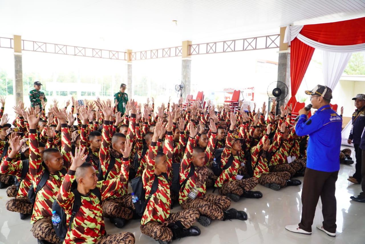 Retret Laskar Pandu Satria Bangkitkan Semangat Nasionalisme Pelajar Sumsel