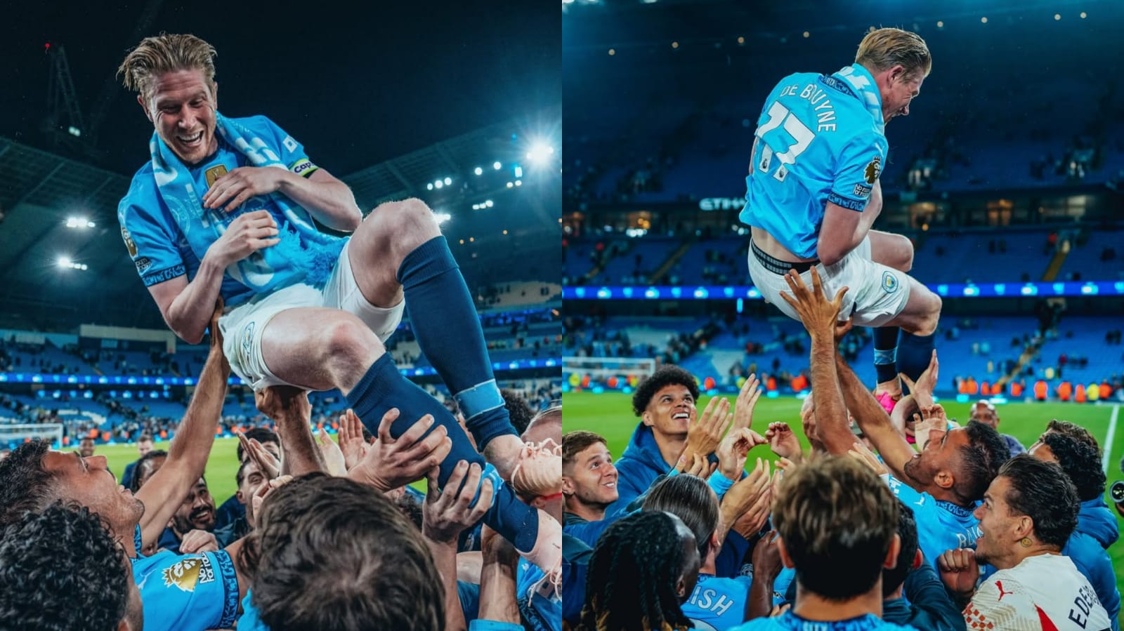 Manchester City 3-1 Bournemouth: Rodri Kembali Saat Penampilan Terakhir De Bruyne di Etihad