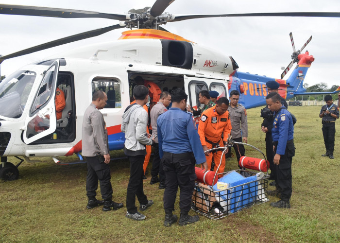 350 Personel dan 6 Helikopter Siap Evakuasi Kapolda Jambi 