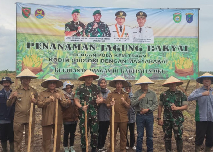 Olah 600 Ha Lahan Rawan Karhutlah Jadi Ladang Jagung