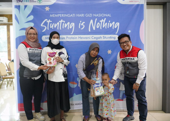 Peringati Hari Gizi Nasional, Pertamina Patra Niaga Sumbagsel Dukung Pencegahan Stunting di Palembang