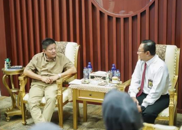 Silaturahmi ke Bupati OKU Timur, Kepala KPP Pratama Baturaja Singgung Penggunaan NIK Sebagai NPWP