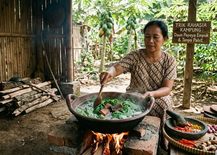 Bukan Sulap! Orang Kampung Punya 4 Trik Rahasia Ini Bikin Daun Pepaya Empuk dan Pahitnya Hilang Total