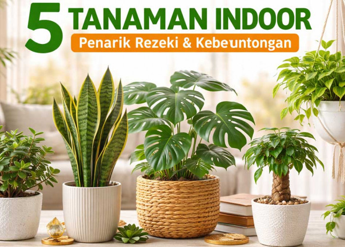 Bawa Hoki ke Rumah! 5 Tanaman Indoor Ini Dipercaya Penarik Rezeki dan Keberuntungan