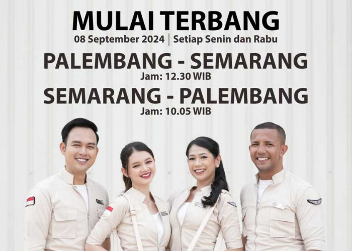 Bandara SMB 2 Palembang Tambah 2 Maskapai Super Air Jet Semarang dan Pangkal Pinang