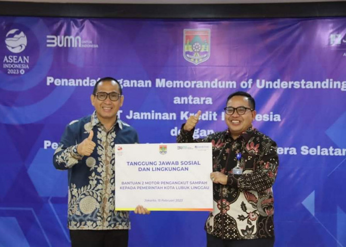 Walikota Lubuklinggau dan PT Jamkrindo Teken MoU Bidang Surety Bond