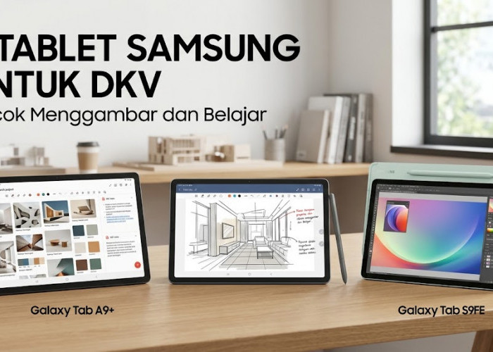 Mahasiswa DKV Wajib Pakai Tablet yang Mana? Ini Perbandingan Samsung Galaxy Tab A9+, S6 Lite, dan S9 FE