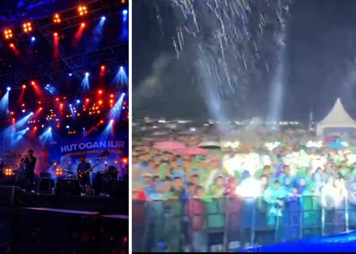 2 Lagu Terakhir Bikin Pecah! Puluhan Ribu Warga Rela Hujan-hujanan Demi Konser Dadali Band