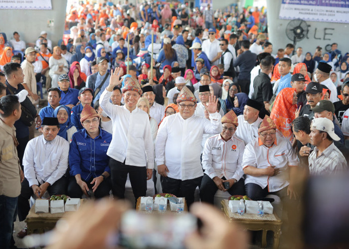 Pasangan Yudha-Bahar Deklarasikan Diri Sebagai Calon Walikota dan Wakil Walikota Palembang  