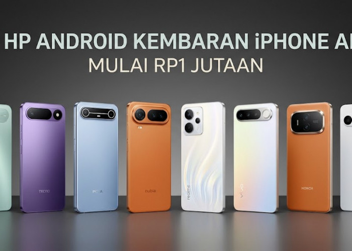Mulai Rp1 Jutaan Saja: 8 Pilihan HP Android Berdesain Modul Kamera Horizontal Ala iPhone Air Paling Elegan