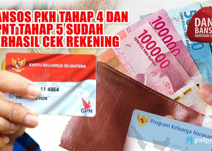 Cek ATM Anda, Bansos PKH Tahap 4 Cair Awal November 2023, Status KPM Sudah SPM